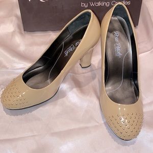 Rose Petals slip on classic high heels woman shoes